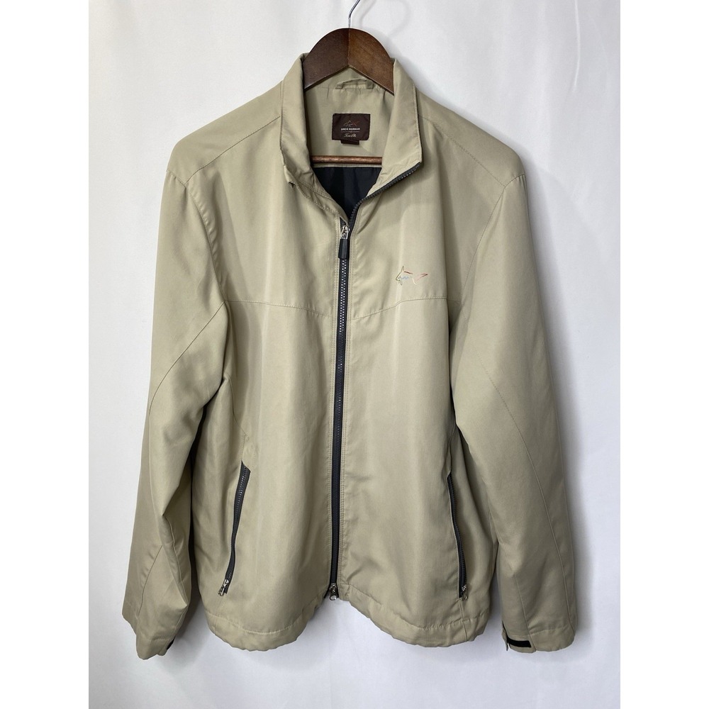 Greg Norman Tasso Elba Jacket Mens Size Medium Golf Windbreaker Country Club